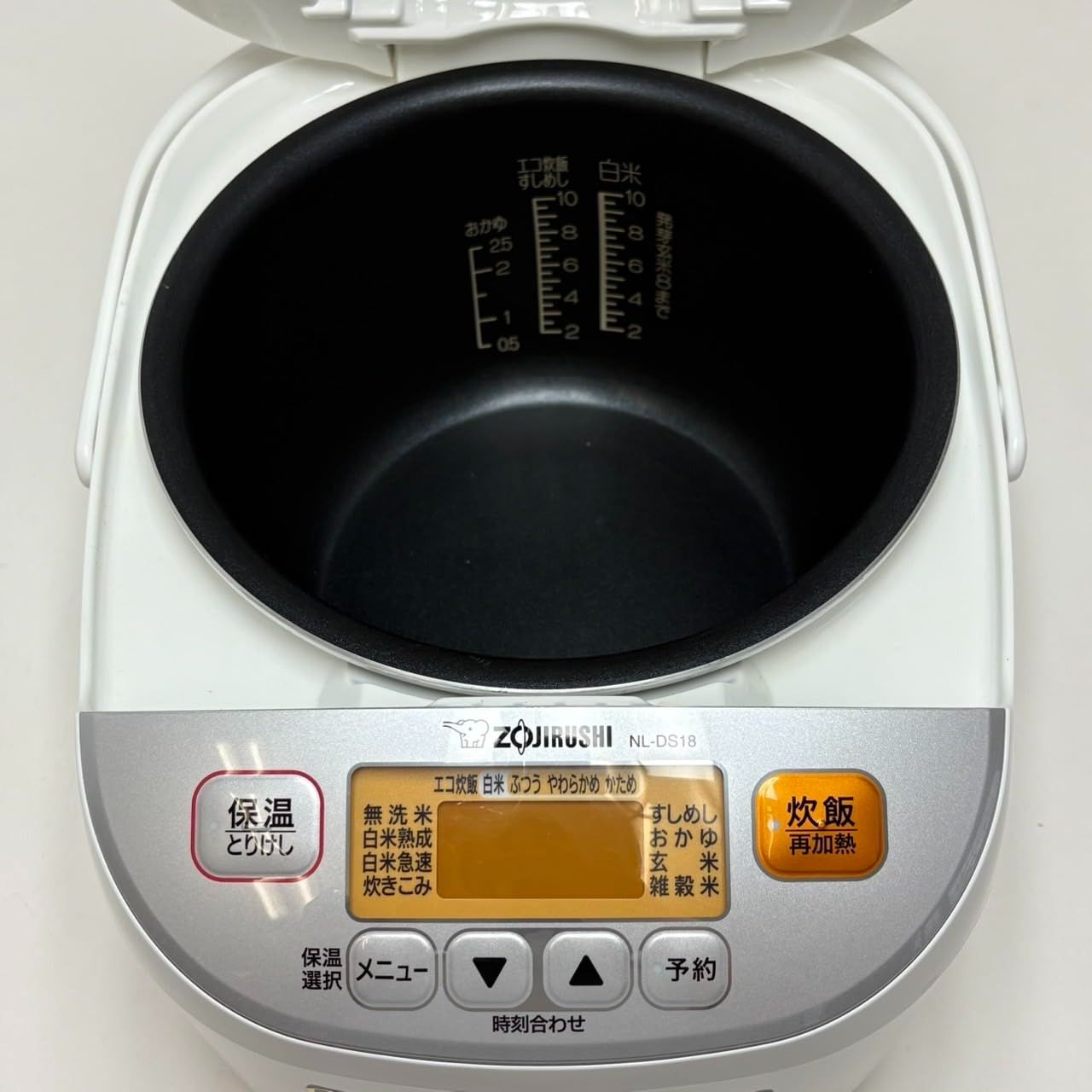 Zojirushi NL-DS18 炊飯器 4mm黒釜 一升炊き Zojirushi NL-DS18 炊飯器