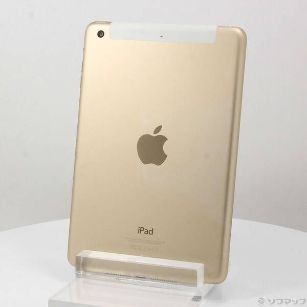 iPad 16GB mini - 美 3｜Apple 〔中古品〕 iPad mini 3 16GB ゴールド MGYR2J／A docomo【262】