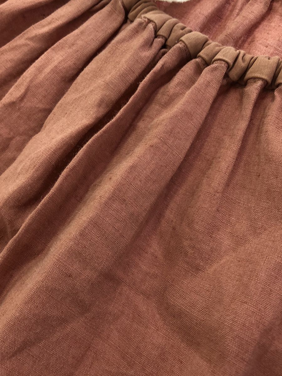 MYLAN (マイラン) 半袖リネンドレス MY19SS-OP030 ワンピース