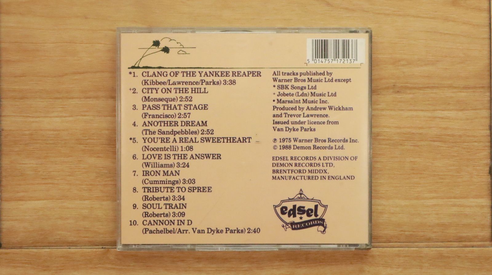 中古CD☆バン・ダイク・パークス/Van Dyke Parks□ Clang of the