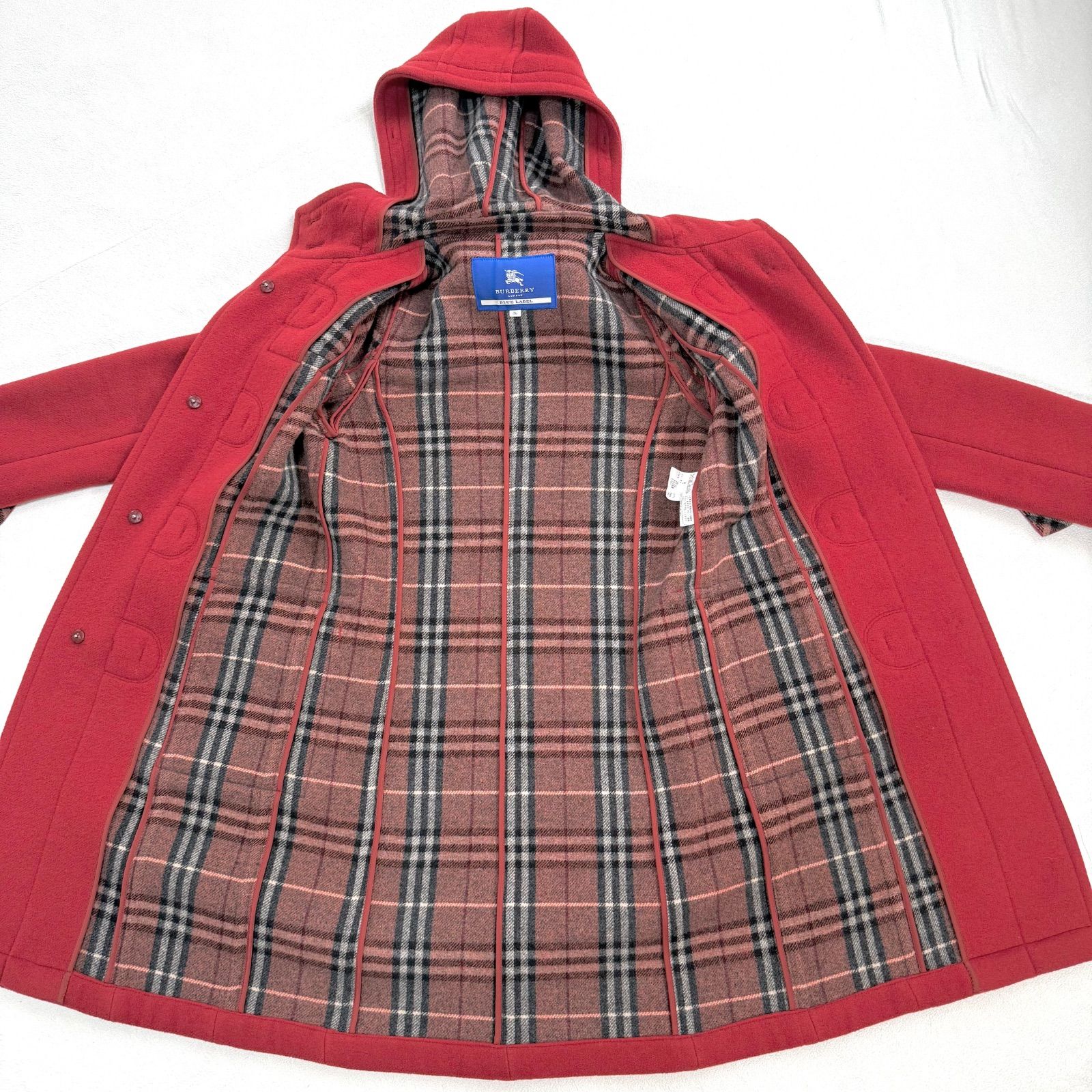 極美品✨バーバリー ブルーレーベル ロング ダッフルコート ノバ