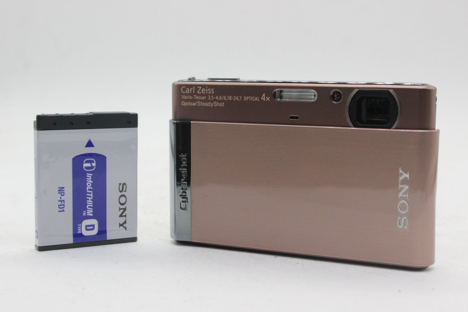 美品 返品保証】 ソニー SONY Cyber-shot DSC-T90 4x バッテリー付き 