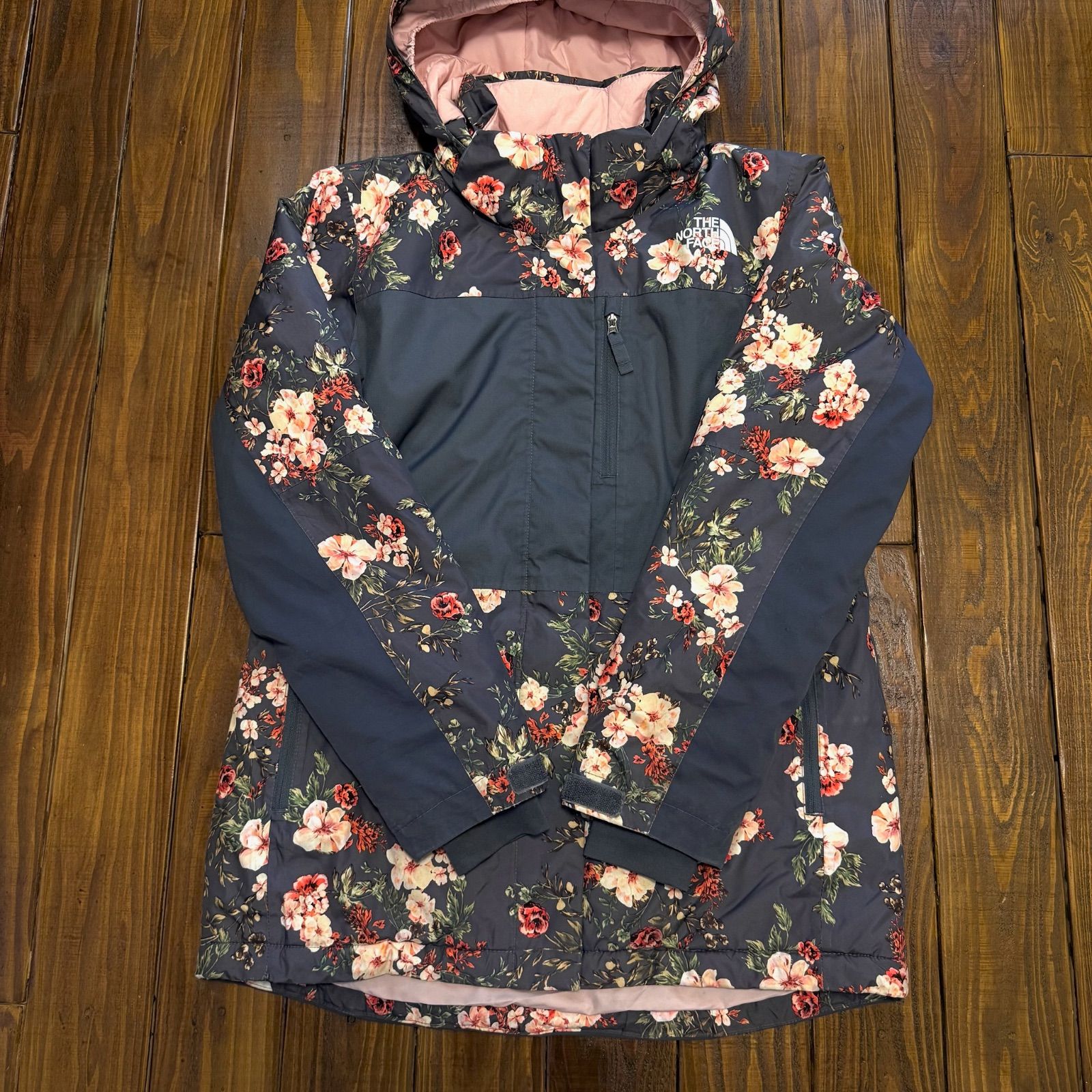  THE NORTH FACE ザノースフェイス 花柄中綿ジャケット Lサイズ その他 ジャケット ブルゾン