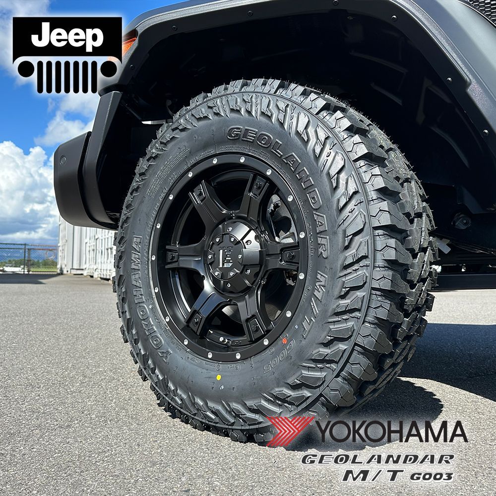 ラングラー JL JK タイヤホイール 17インチ OutLaw YOKOHAMA ジオランダー MT 265/65R17 265/70R17  275/70R17 285/70R17 33x12.50R17 35x12.50R17 37x12.50R17 - メルカリ