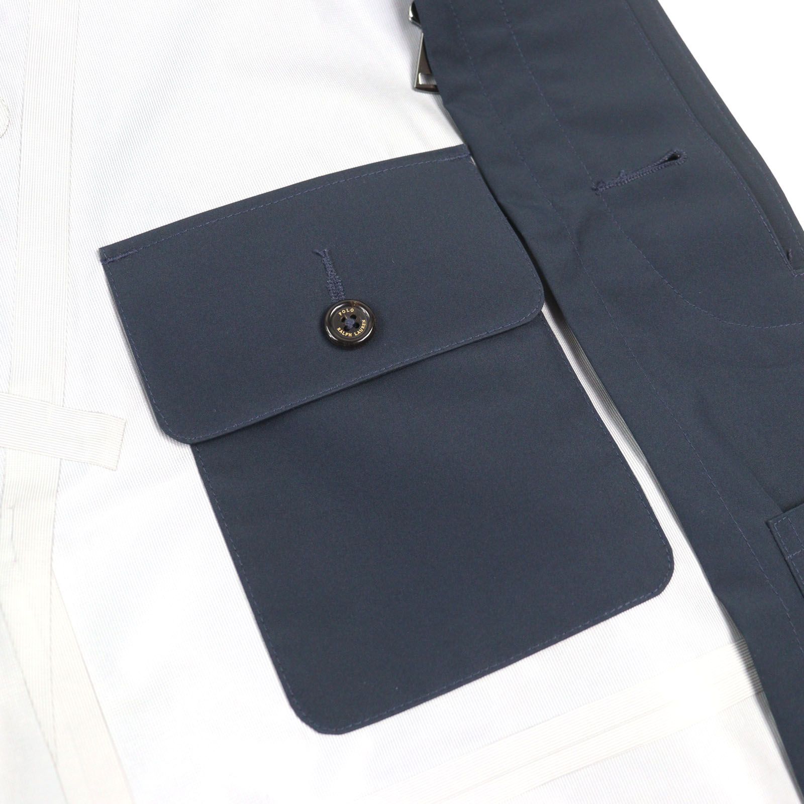 Polo Ralph Lauren ステンカラーコート M ネイビー パッカブル ウォーキング コート （ステンカラーコート）｜POLO