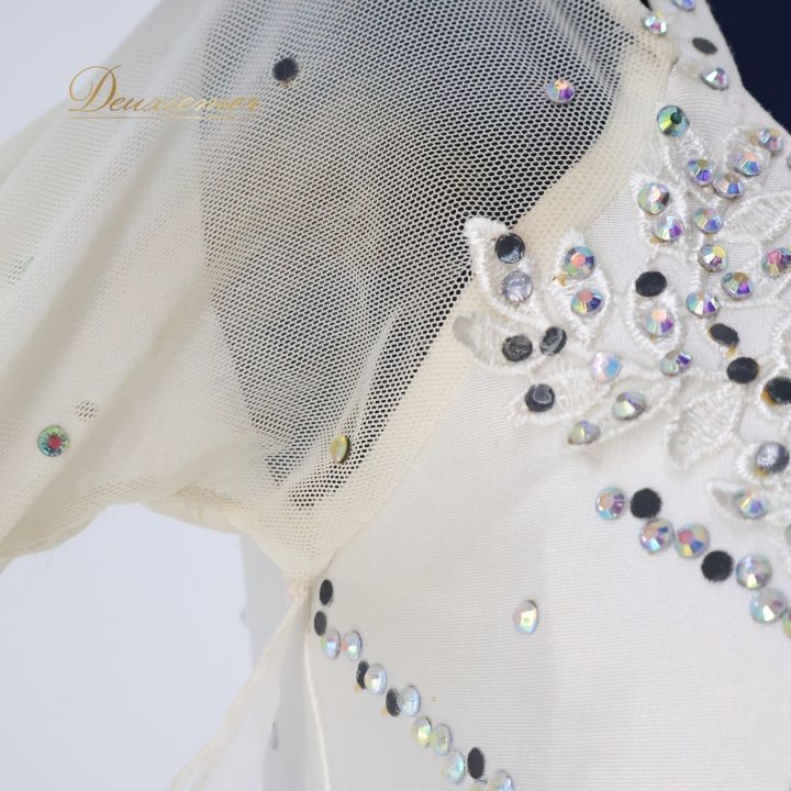 社交ダンス用白ドレス 社交ダンス衣装】ホワイト ラテン ドレス