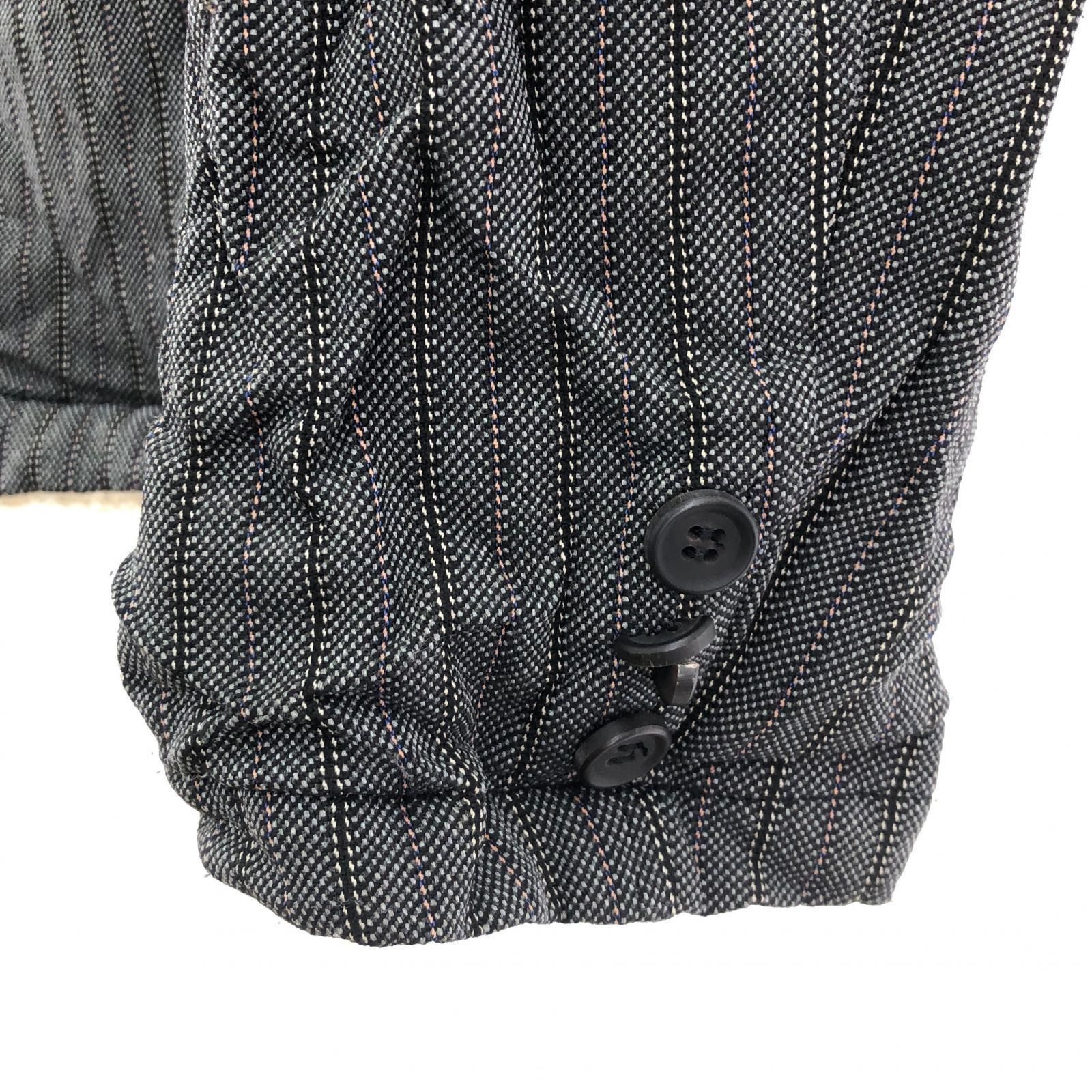 COMME des GARCONS HOMME　ジャケット　グレー　ストライプ　M