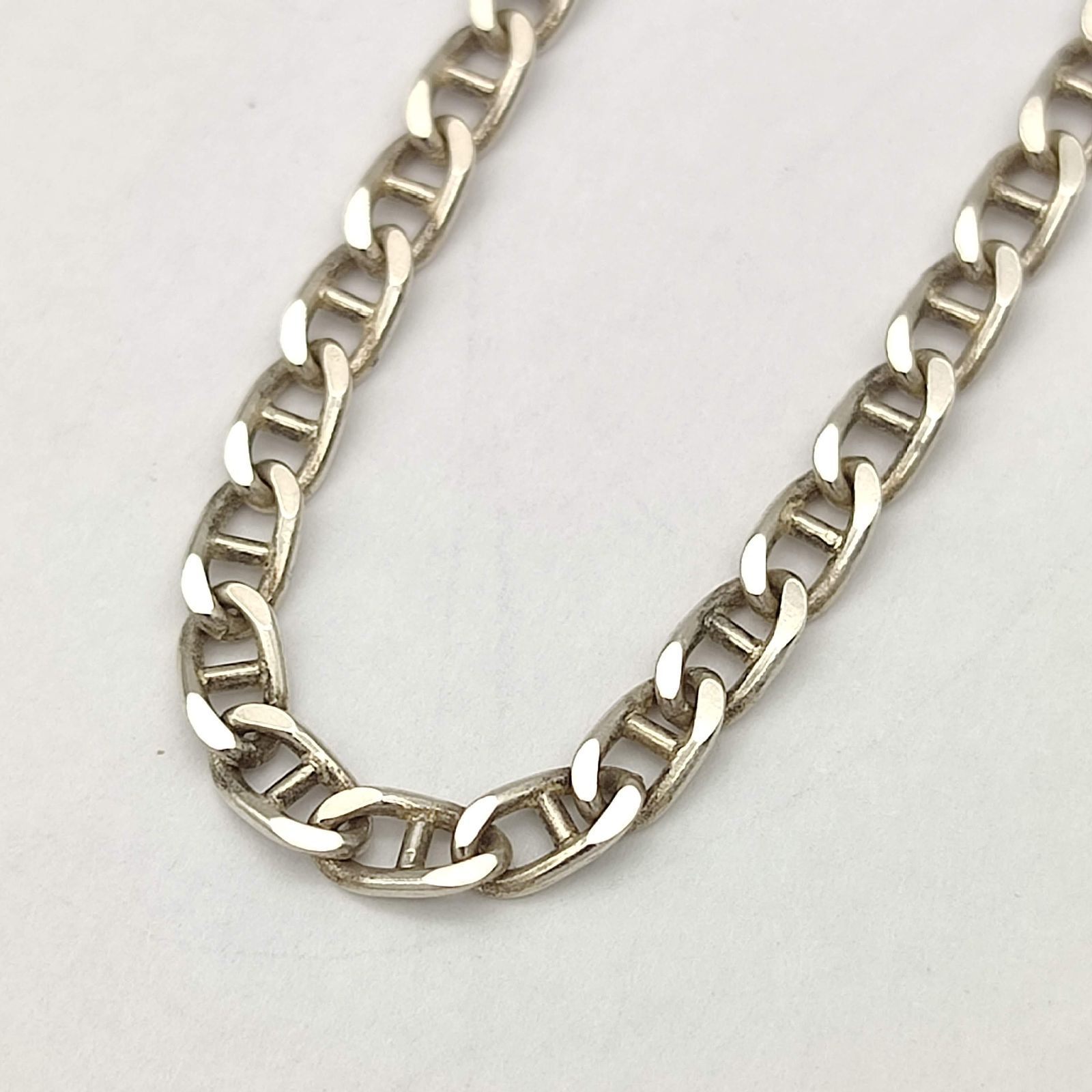 美品】UNOAERRE ウノアエレ アンカーチェーンネックレス SILVER