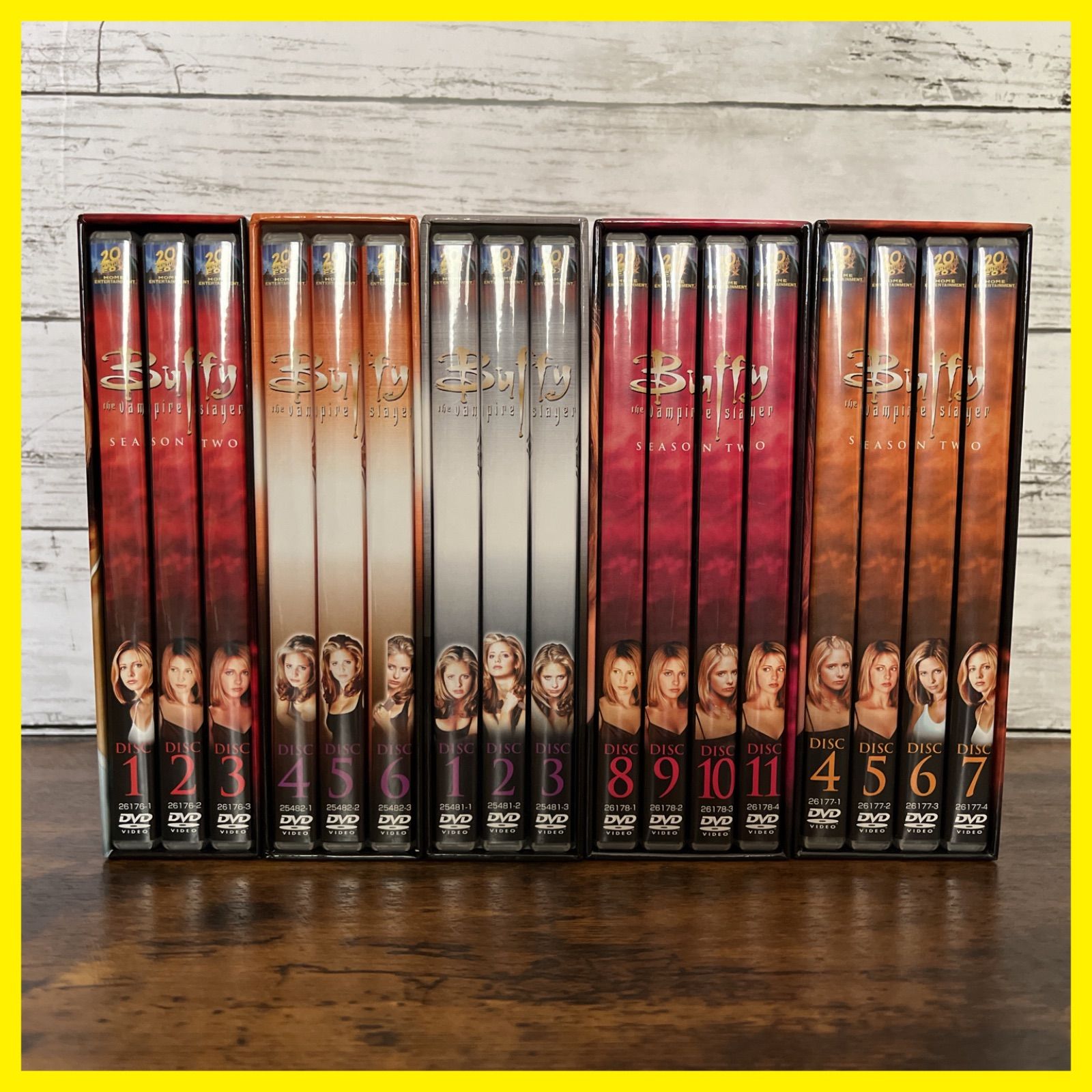 f80 全 巻 中古DVD 吸血キラー 聖少女バフィー(17枚セット)シーズン1、2 レンタル落ち サラ・ミシェル・ゲラー ニコラス・ブレンドン 吸血キラー 聖少女バフィー DVD-BOX 全巻新品・未開封・シュリンク