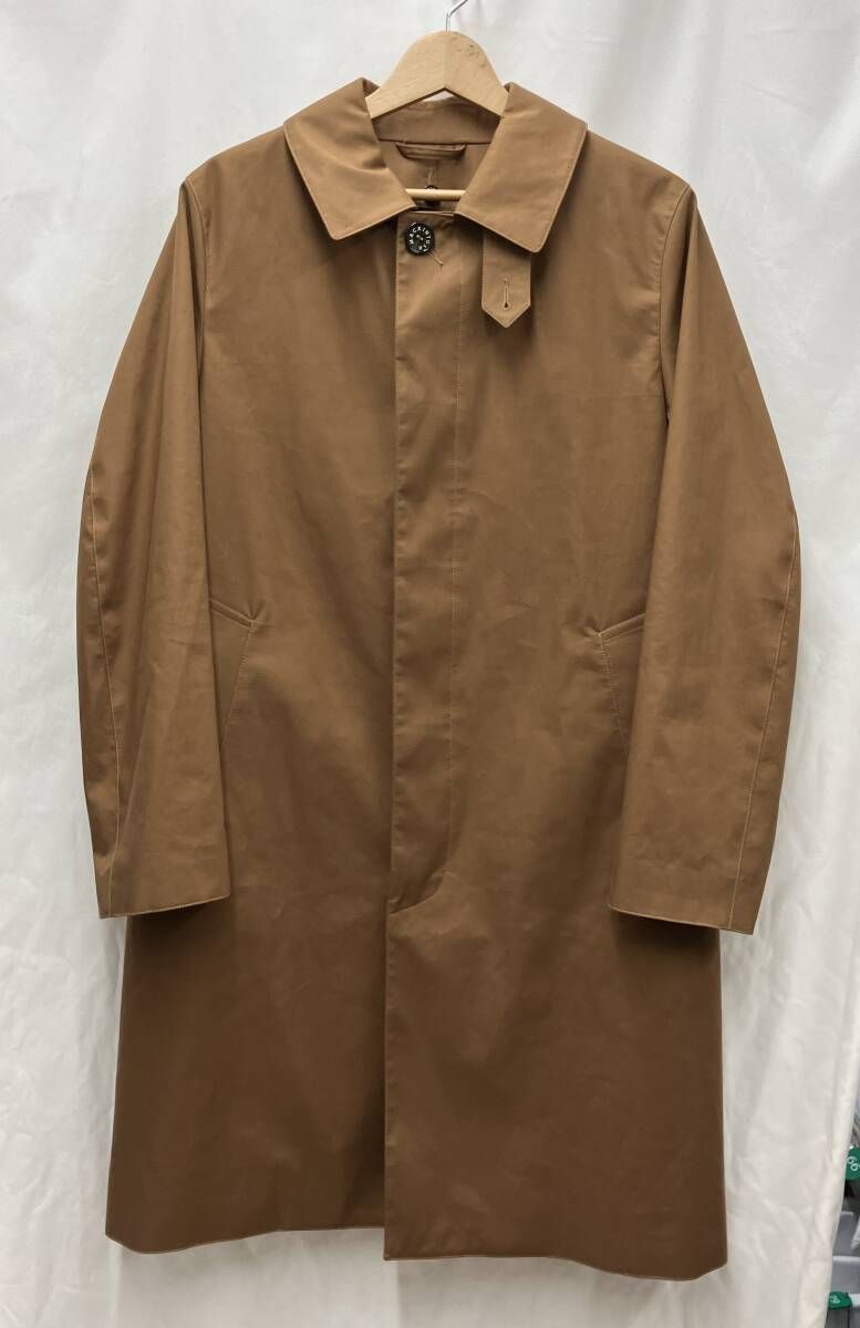 マッキントッシュ　ステンカラーコート ブラウン MACKINTOSH LONDON｜マッキントッシュ ロンドンのステンカラー