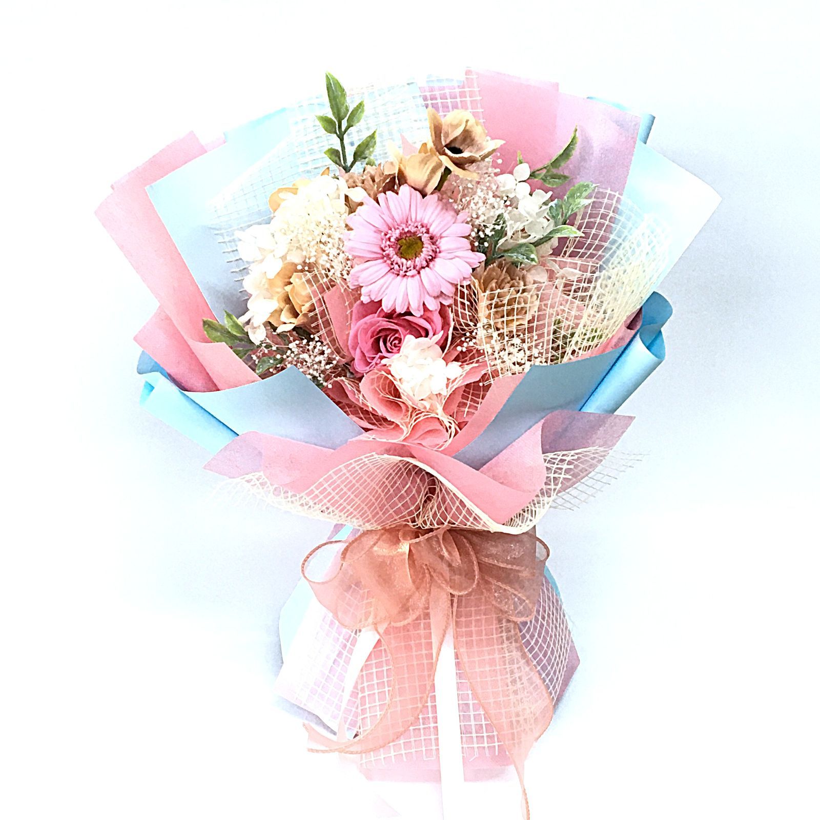 カラー・カンパニュラ・タマシダのピンクブーケ カラー・カンパニュラ・タマシダのピンクブーケ 【公式通販】