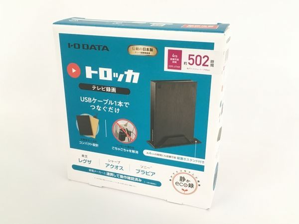IO DATA HDPL-UTA4K テレビ 録画用 ハードディスク「トロッカ」 4TB 良好  Y7375149-3