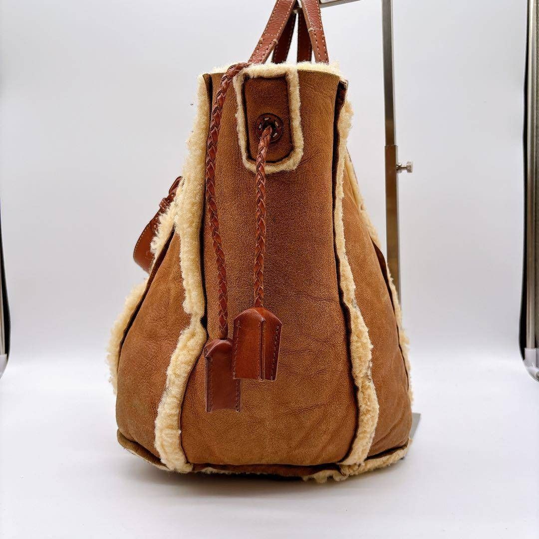 ムートン トートバッグ