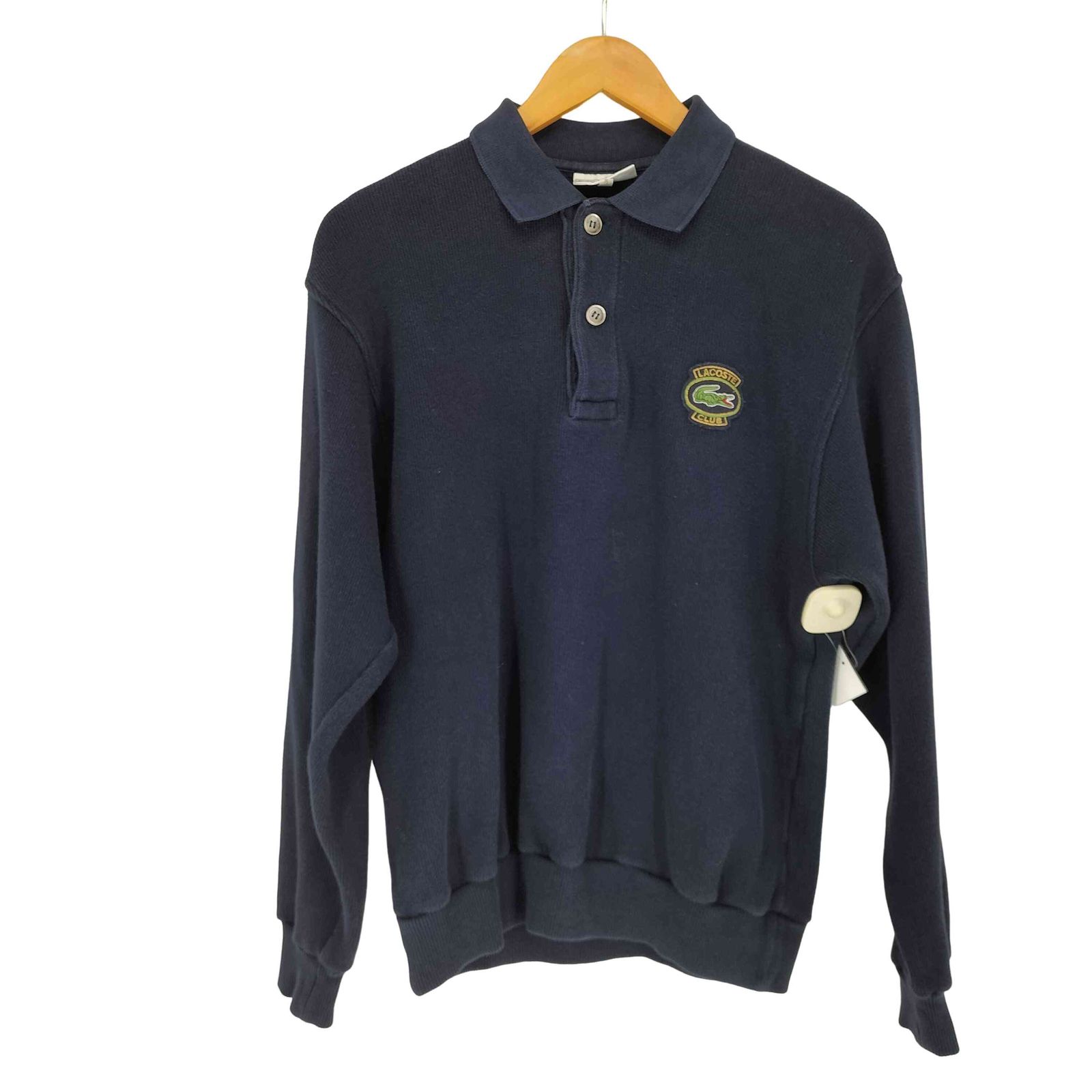 シュミーズラコステ CHEMISE LACOSTE ロゴ刺繍L/S ニットポロシャツ