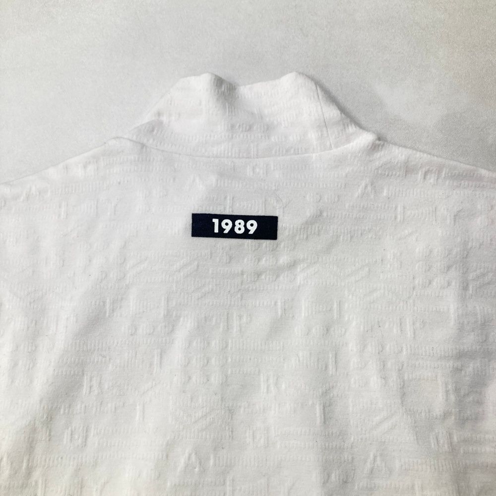 サイズ：4 PEARLY GATES パーリーゲイツ モックネック長袖Tシャツ 総柄