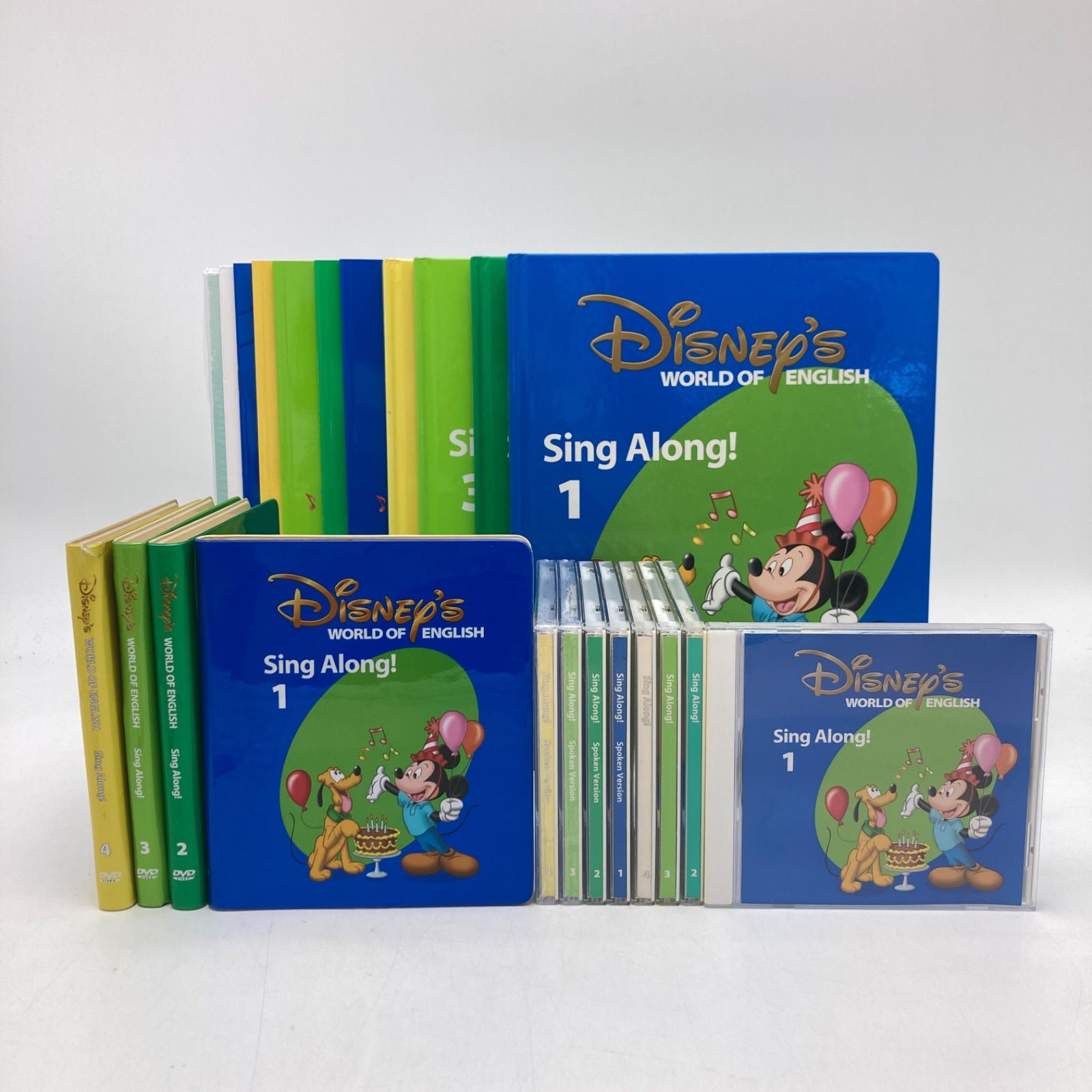 販売 公式 2009年 シングアロング DVD4枚 ディズニー英語システム