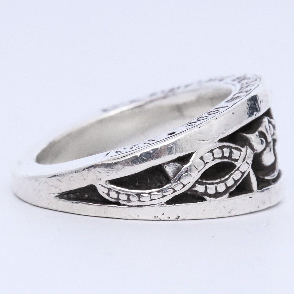 20号 CHROME HEARTS ケルティック ナロー Vバンド リング