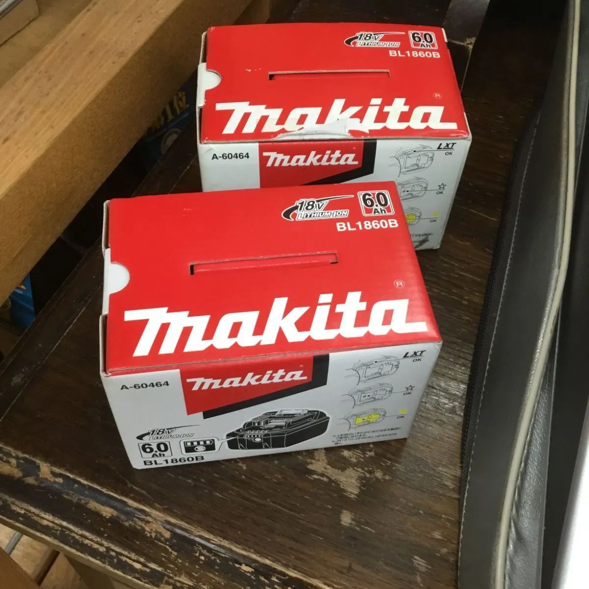 makita マキタ 18V LITHUM-ION 6.0Ah BL1860B 純正バッテリー 2つセット エキスパート藤沢辻堂店