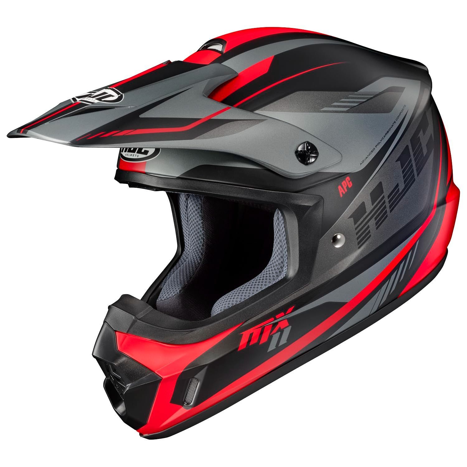 CS-MXII ドリフト HJH250 BLACK|RED エイチジェイシーヘルメット サイズ S HJH250BK11S