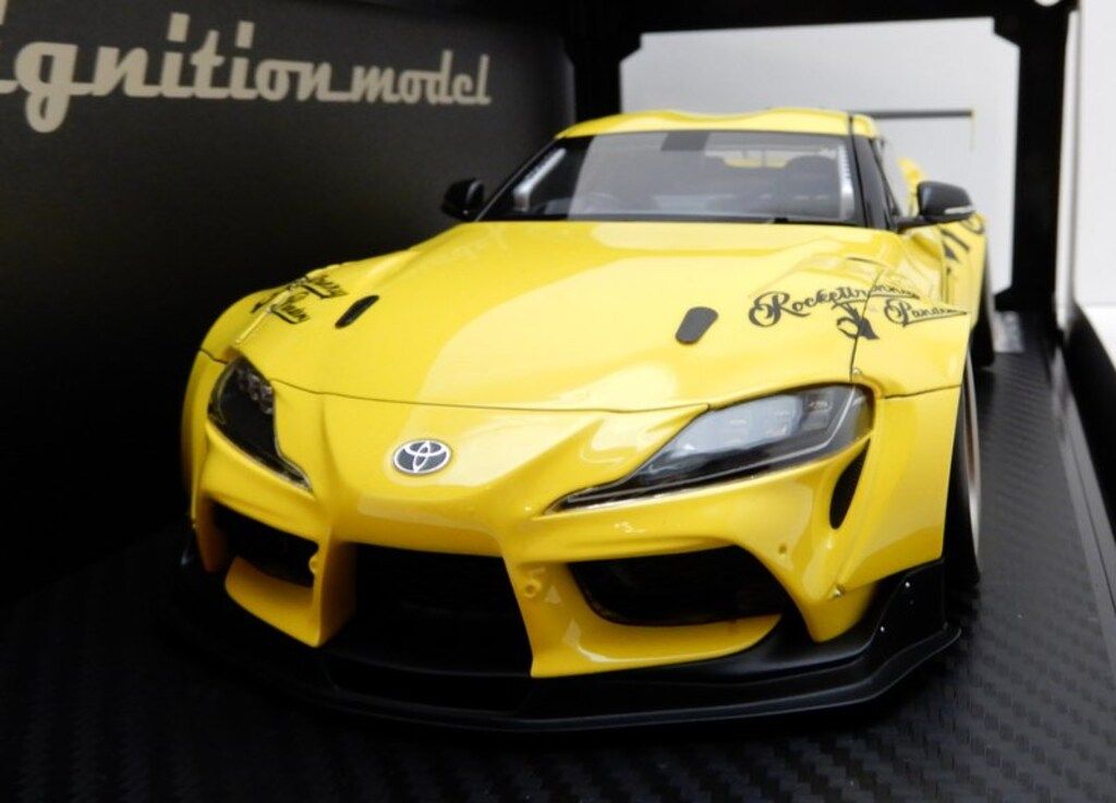 ignition model 1 18 PANDEM Supra A90 Yellow WWW_SMP1DAWEKUDUS_SCH_ID