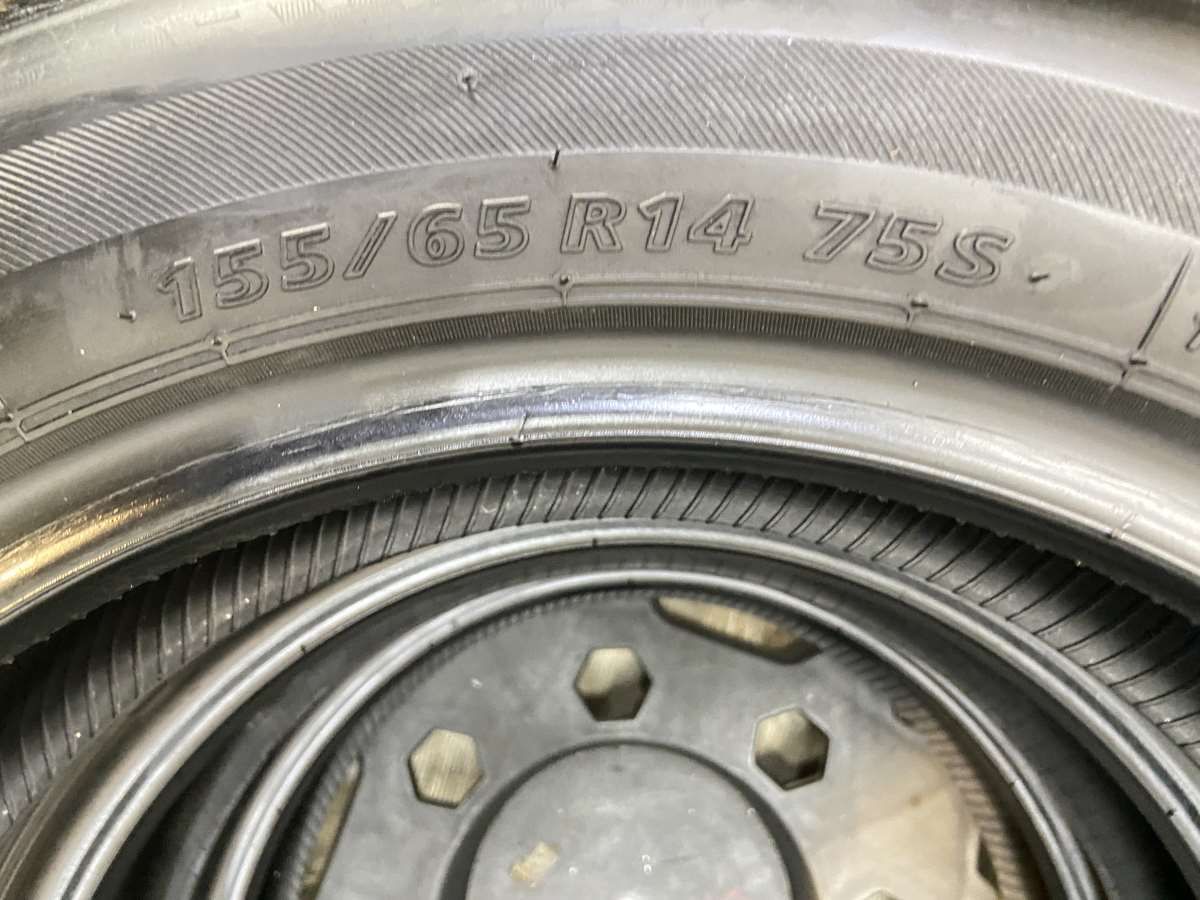 155/65R14 ブリヂストン ネクストリー 中古タイヤ サマータイヤ 4本