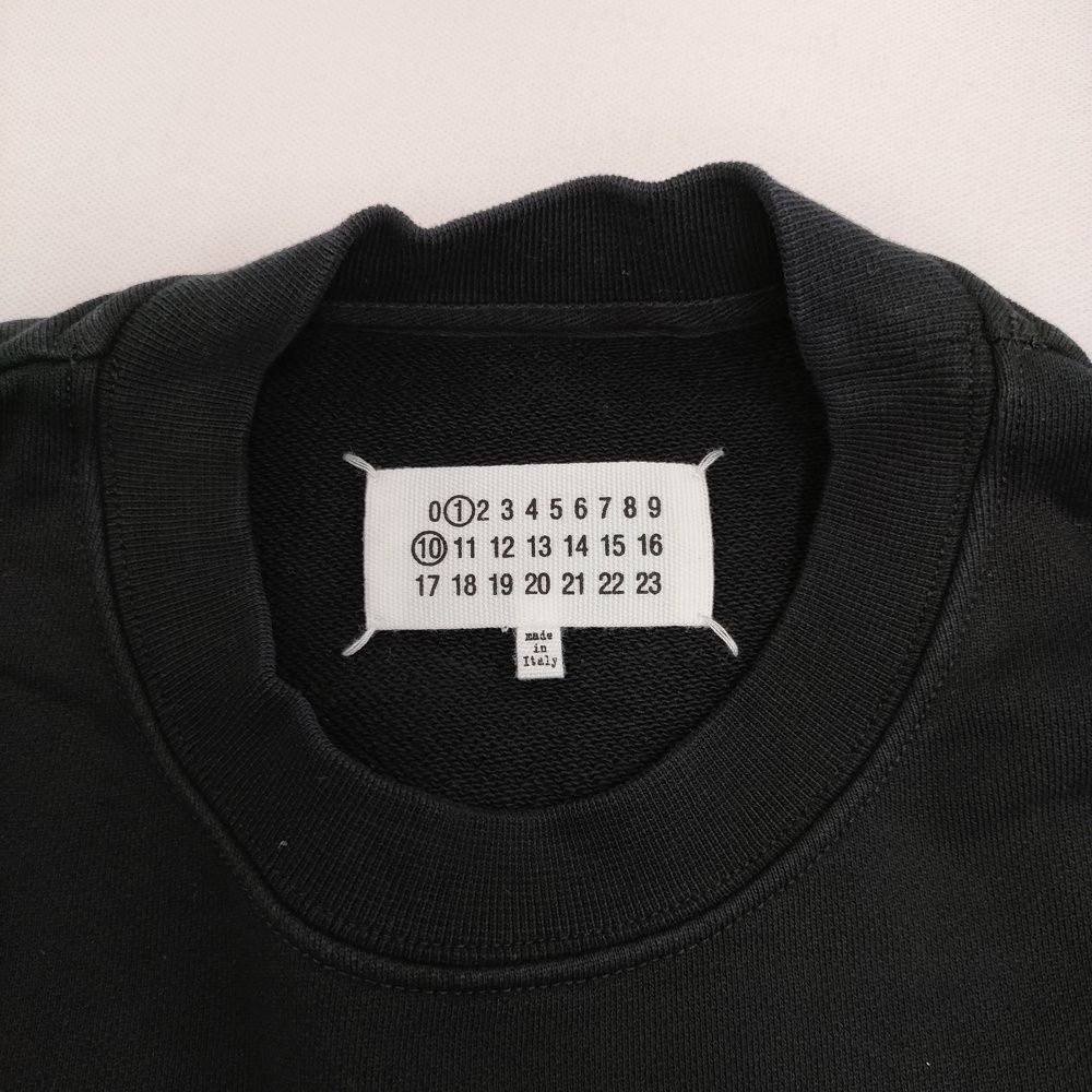 国内発送【Margiela】ロゴスウェットシャツ MAISON MARGIELA Logo sweatshirt ロゴスウェットシャツ サイズS