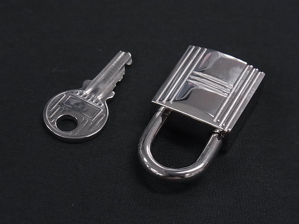 HERMES エルメス　カデナ　南京錠 □美品□ HERMES エルメス カデナ 南京錠 パドロック 63 鍵 キー