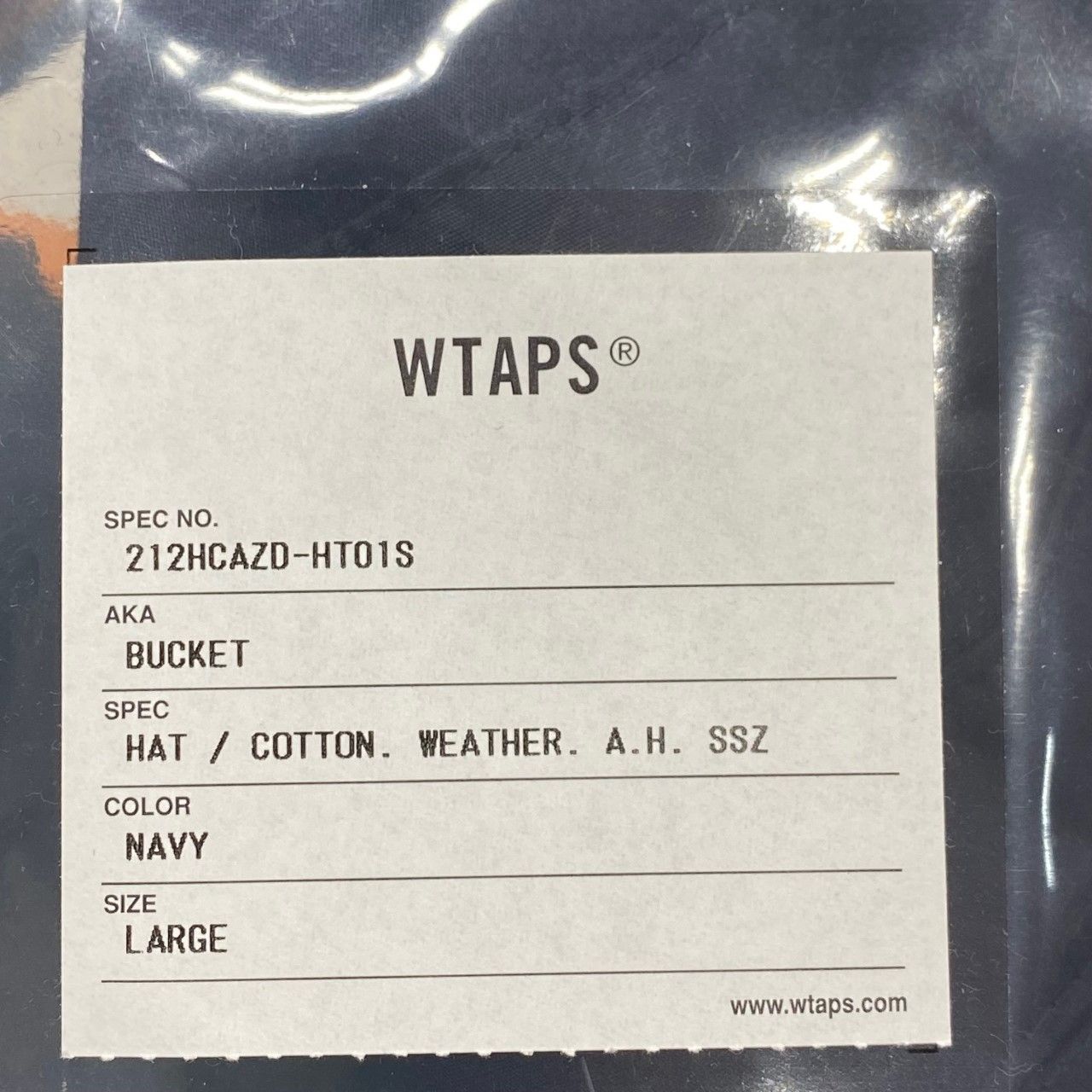 新品 WTAPS × SSZ × A.H BUCKET HAT COTTON WEATER A.H. SSZ 3