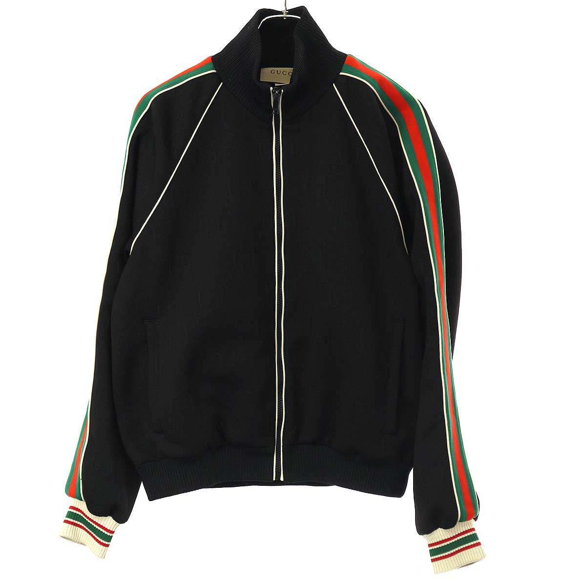 GUCCI グッチ GG ジャージージャカード ジップジャケット 662270 XJDE9 ブラック S