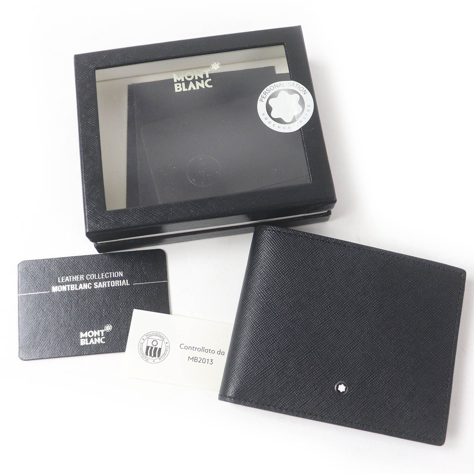 MONTBLANC 箱付 未使用 財布 ブラック 未使用品○MONTBLANC モンブラン