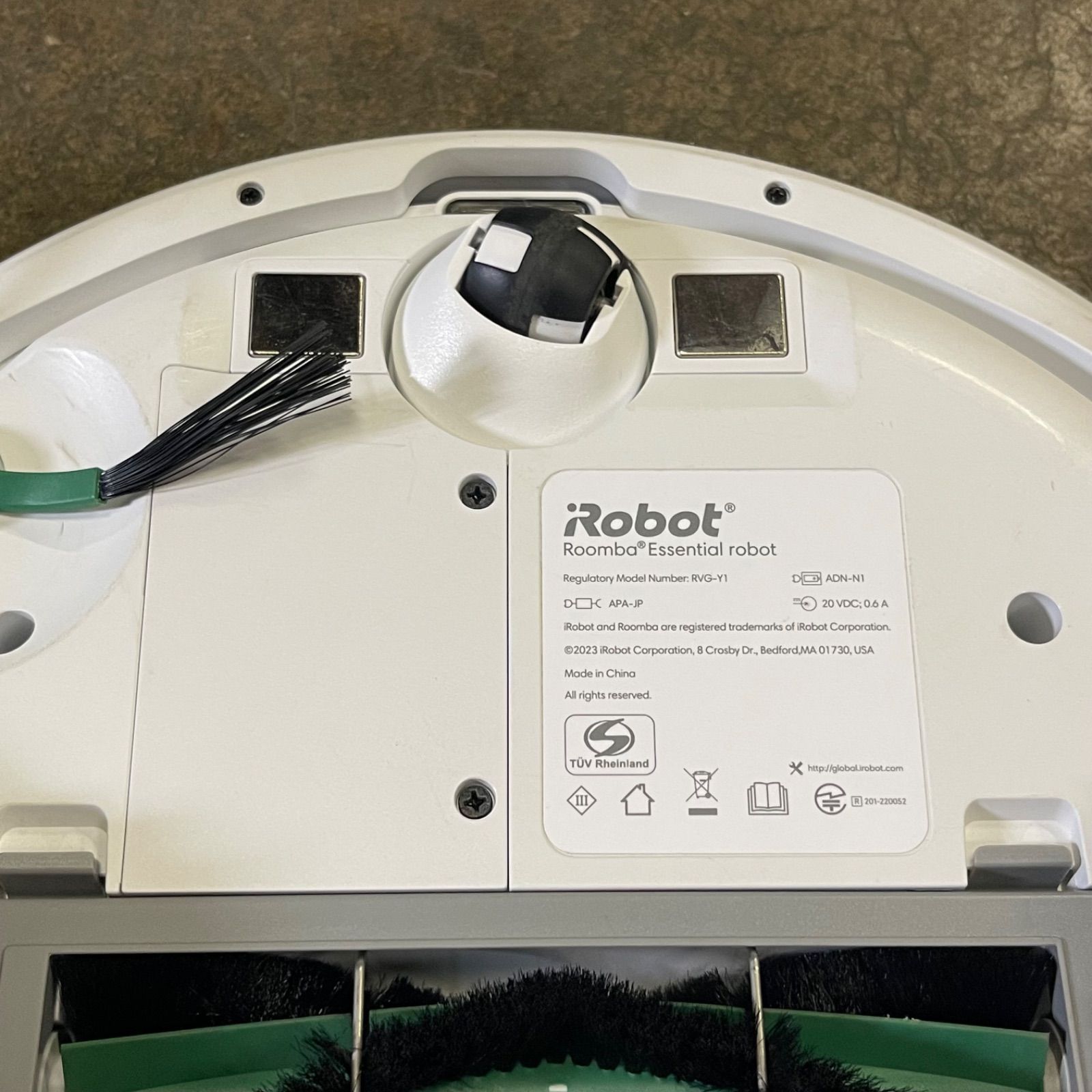 iRobot掃除ロボットRVG Y1モデル「良品」 動作品】iRobot Roomba Essential robot/RVG-Y1/ロボット掃除機