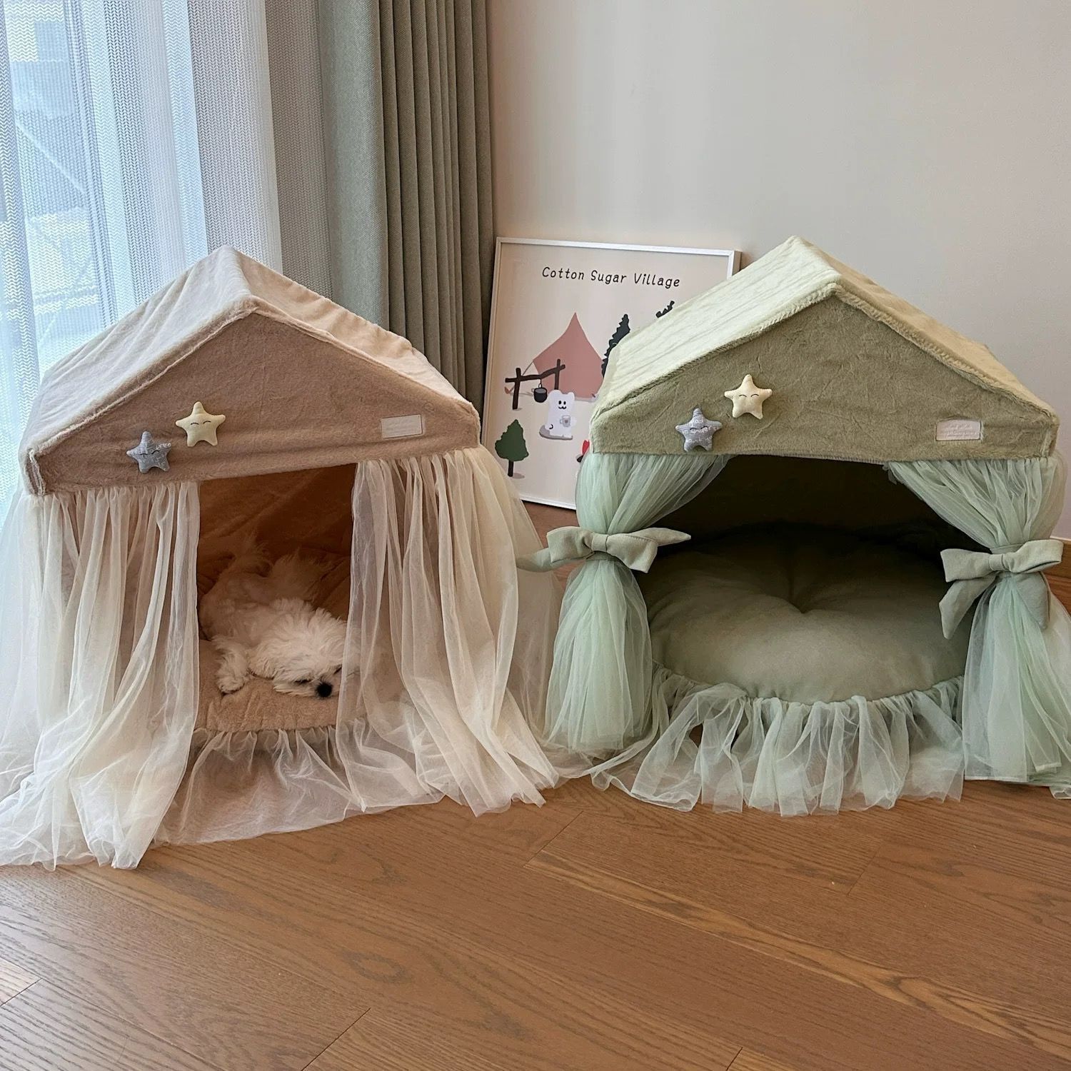 プリンセスタイDibo米国とレースのベッド洗えるペットの犬猫のトイレ62良い物 犬 猫 ペット ベッド 寝具 かわいい おしゃれ マット ペット