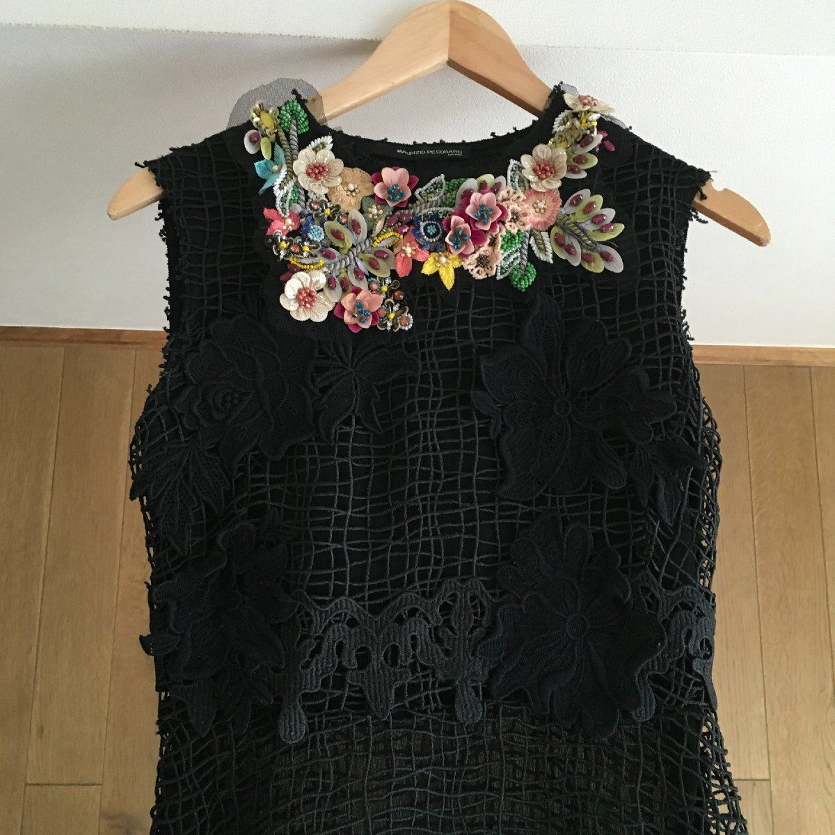 極美品 MAURIZIO PECORARO(マウリツィオペコラーロ) 装飾 刺繍