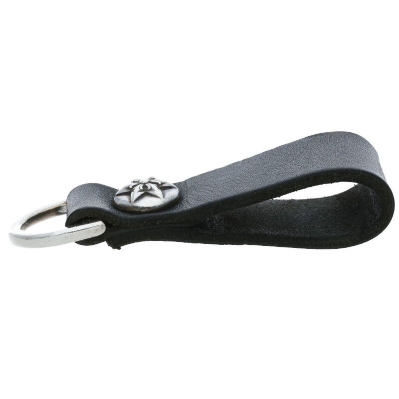 インボイス有り　クロムハーツ BELT LOOP クロスボールレザーベルトループ クロスボールボタンレザーベルトループ | Chrome Hearts