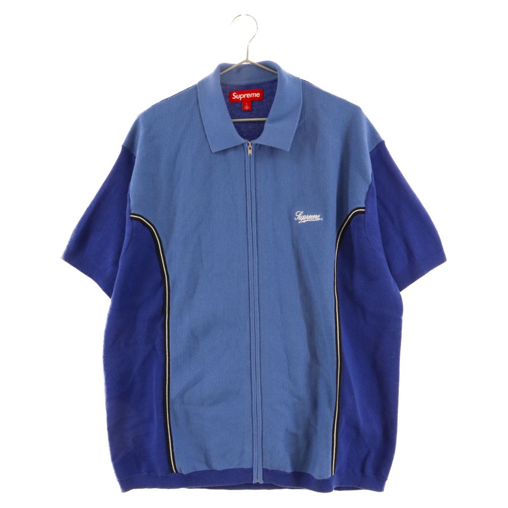 SUPREME (シュプリーム) 23AW Piping Zip Up Polo パイピングジップ 