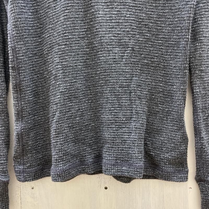 RRL 長袖ヘンリーネックTシャツ RRL☆インディゴ ジャガードニット☆ヘンリーネック長袖Tシャツ