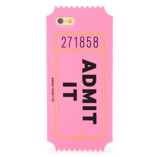 ケイト スペード kate spade NEW YORK シリコン アイフォン6 アイフォン6s ケース アドミット イット IPHONE CASES ADMIT IT - 6 認めにくいことだけど… iphoneケースです