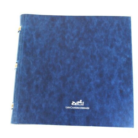 【中古】 エルメス HERMES CD DVD ブルーレイ ディスクケース ブルー 紙 06HE447