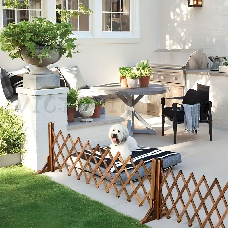 屋外ガーデンフェンス/伸縮式ガードレール/フェンスグリ​​ッド/装飾