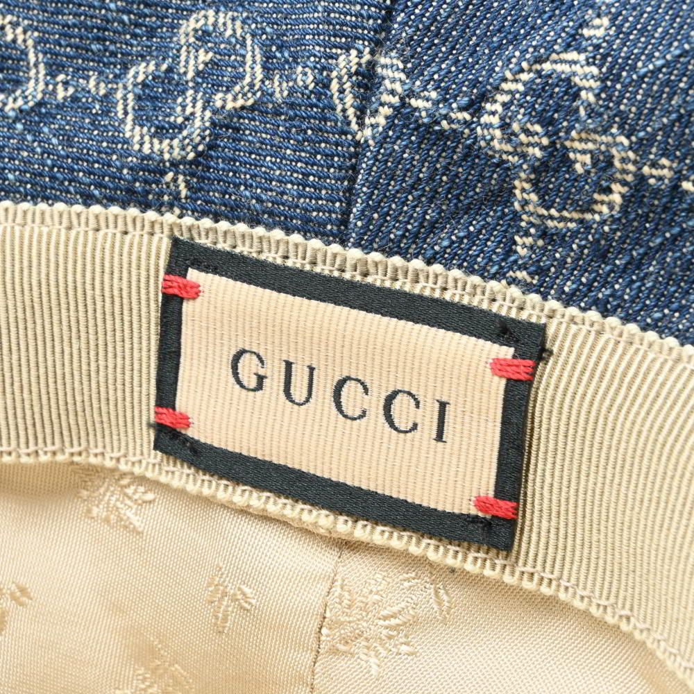 GUCCI /デニム /バケットハット/ Lサイズ/ユニセックス Gucci Bucket Hat - Size L