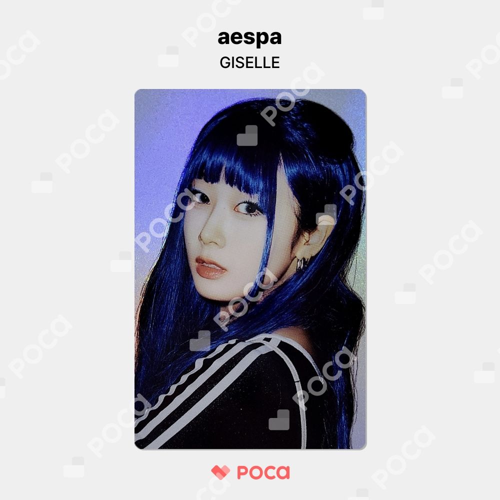 aespa ジゼル トレカ MY WORLD POSTCARD + HOLOGRAM PHOTO CARD