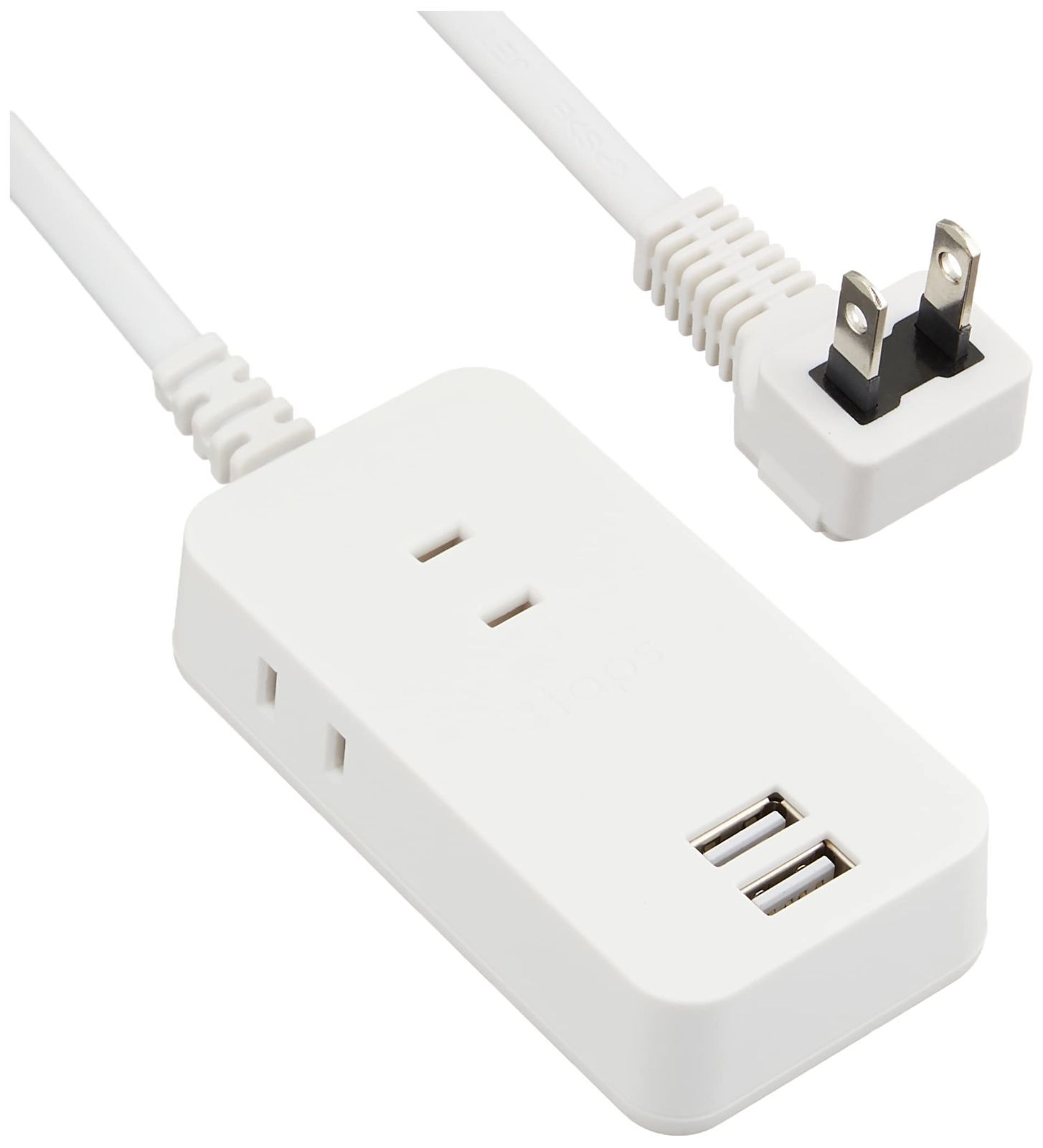 【人気商品】USB2ポート 1.5m AC3個口 延長コード オートパワーシステム搭載 電源タップ ホワイト USB TPS15-WT トップランド