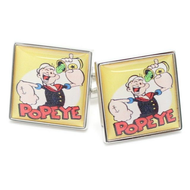 大人気を博するキャラクター ポパイ カフス カフスボタン カフリンクス cufflinks cuffs メンズ 男性 結婚式 ユニーク おもしろ 面白 面白い キャラクター スーツアクセサリー専門店 父の日 ギフ
