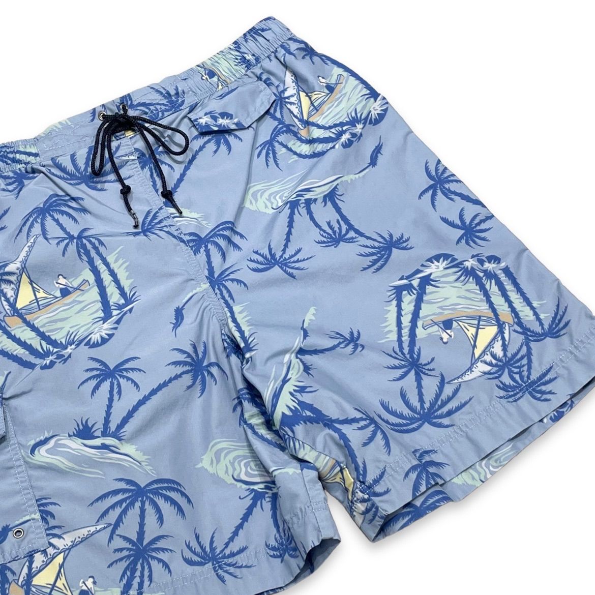 90s POLO SPORT Hawaiian Swim Shorts (L) 90年代 ポロスポーツ ハワイアン スイムショーツ
