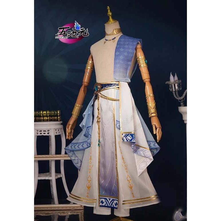 五次元 恋と深空 ホムラ 潮汐の神 コスプレ 衣装 ウィッグ 靴 ft 252052