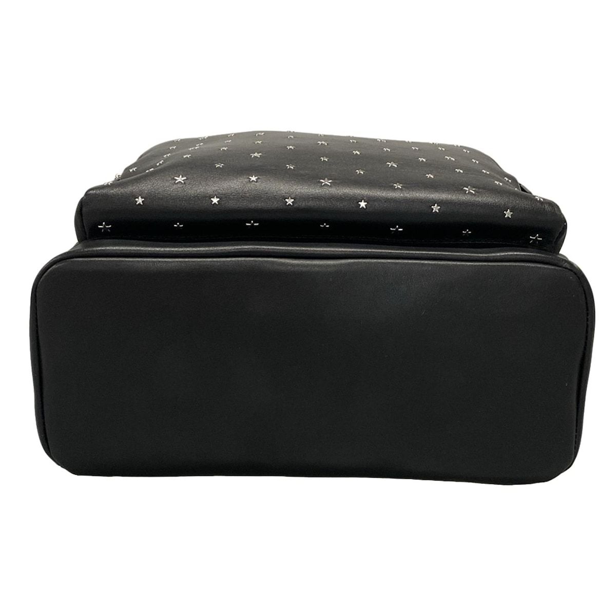 ジミーチュウ レザーバックパック スタースタッズ 黒 JIMMY CHOO(ジミーチュウ) リュックサック - 黒 スタッズ/スター(星