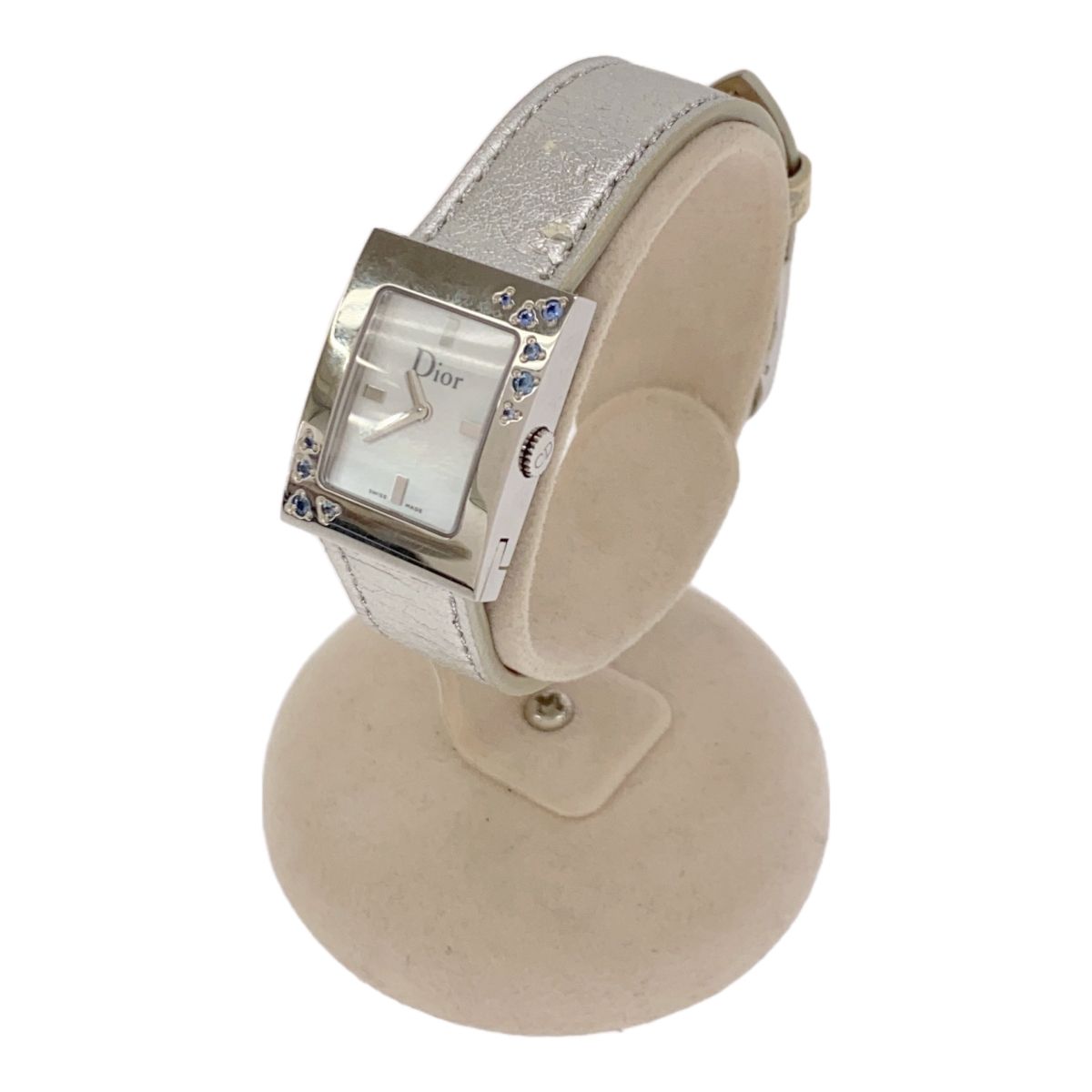 稼働 腕時計 Christian Dior ディオール D78-1094 クォーツ シェル文字 