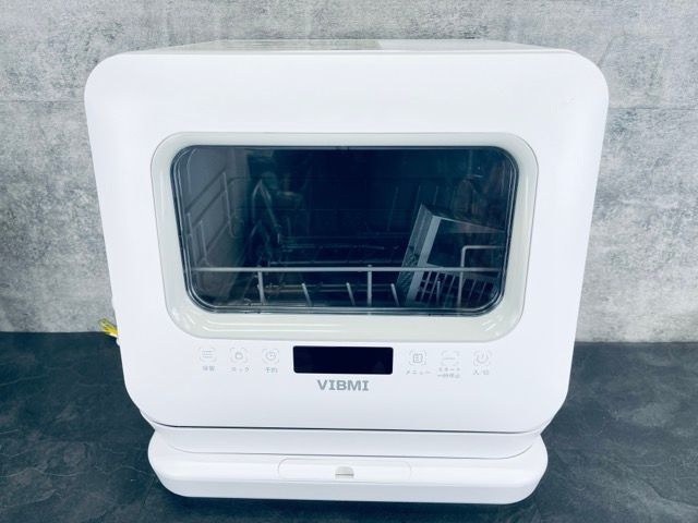 VIBMI D4P-W 食洗機 動作保証 ビブミ 食器洗い乾燥機 コンパクト 卓上用 家電製品|514487