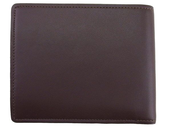 ⭐️未使用⭐️　バーバリー　ノバチェック　二つ折り財布　レザー　ブラウン BURBERRY バーバリー ノバチェック 二つ折り財布 Wホック レザー