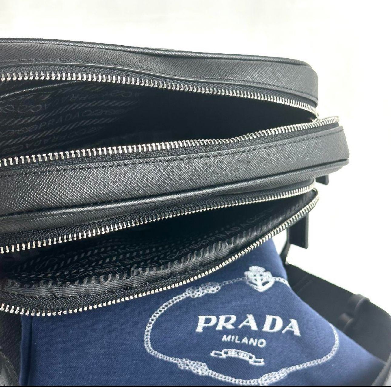 美品譲渡 PRADA プラダ メンズ ショルダーバッグ